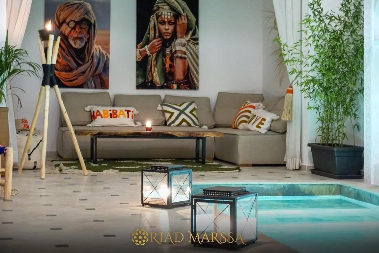 Riad Marssa, Prive Zen Avec Belle Piscine Dans La Medina Marakeş Fas